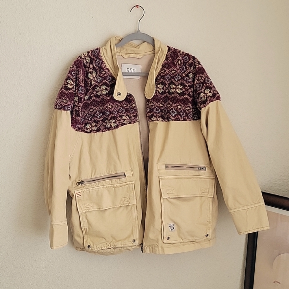 Urban Outfitters BDG Edie Sherpa Inset Jacket